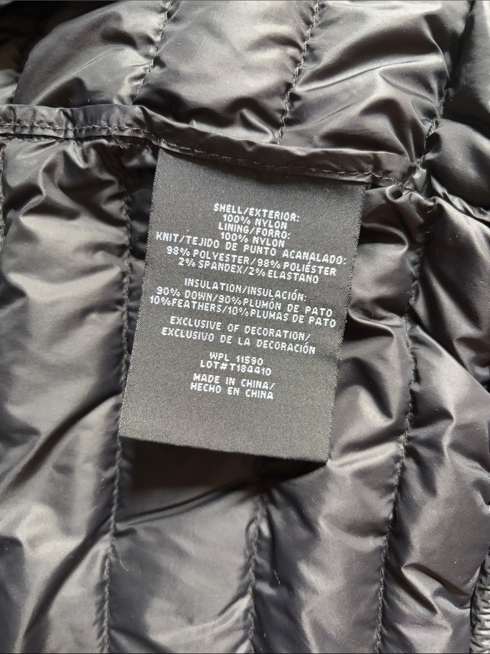 32 Degrees Men's Black Bomber - Picture 3 of 5